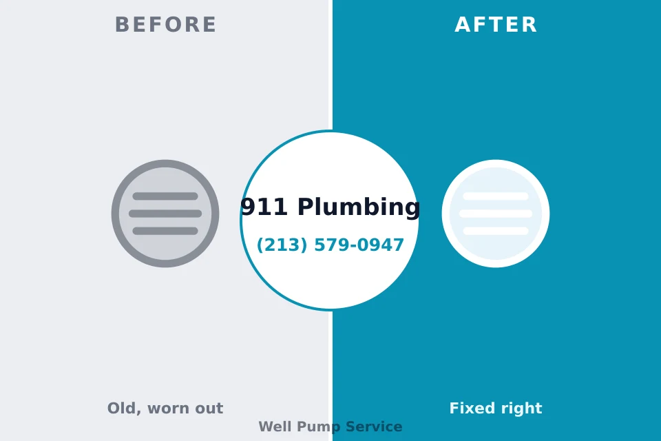 Before and after: plumbing repair Twin City, GA